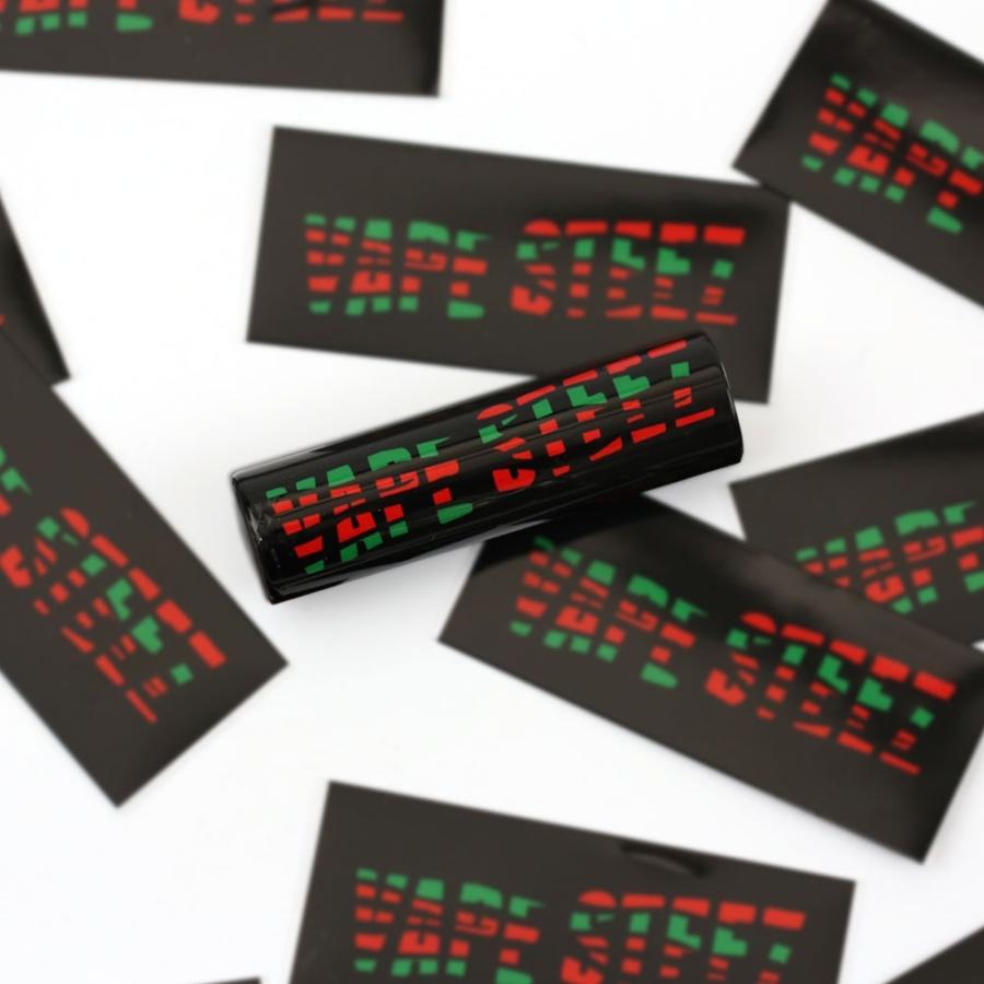 VAPE STEEZ オリジナルロゴ入り Shrink wrap 20枚セット 18650
