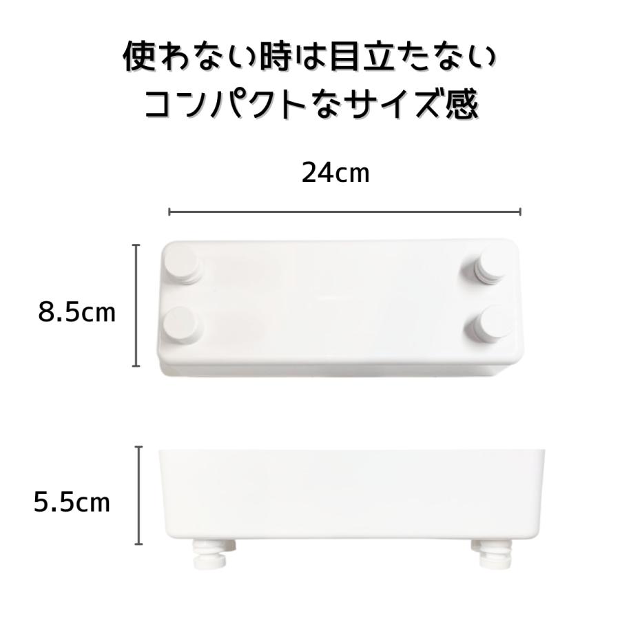 室内 洗濯物干しワイヤー 耐荷重30kg 全長4.2m ホワイト コンパクト