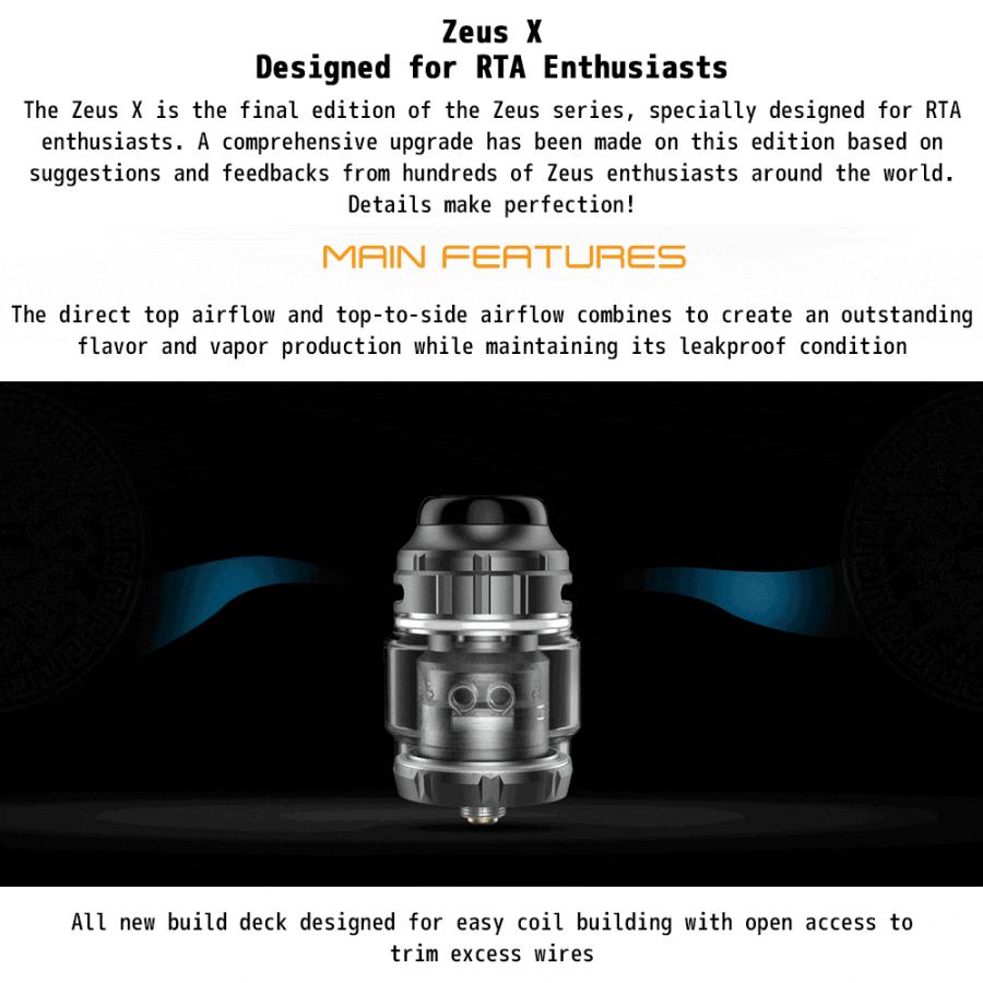 送料無料 あすつく Geekvape Zeus X Rta 25mm ギークベイプ ゼウス エックス Dtl 電子タバコ 正規品 アトマイザー Vape Zeus X Rta Vape Steez 通販 Yahoo ショッピング