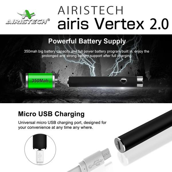 airis Vertex2.0 AIRISTECH (アイリス/エアリス バーテックス2.0)【CBD】【MOD】【本体】【ベポライザー】【ヴェポライザー】【電子タバコ】【VAPE】｜vapeworx｜04