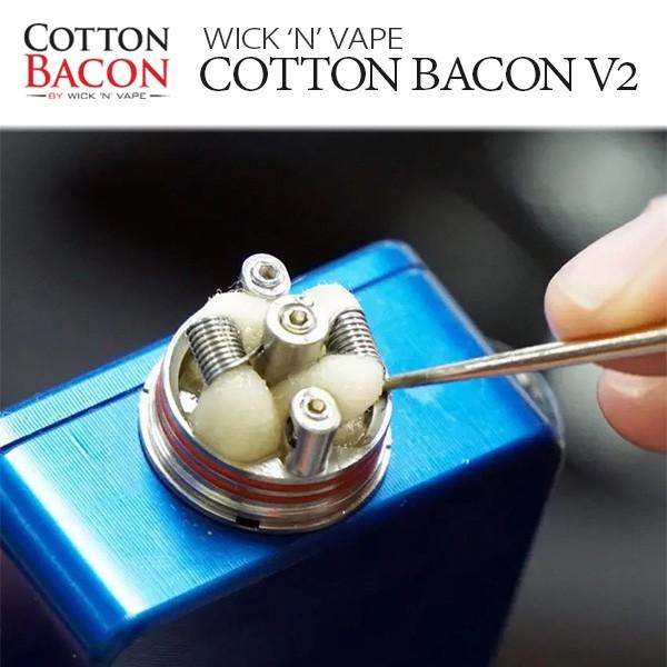 Cotton Bacon V2 コットンベーコン Wick N Vape ウィッキンベイプ コットン ビルド用品 電子タバコ ベイプ Vape M412c45n01 Vapeworx ベイプワークス ヤフー店 通販 Yahoo ショッピング