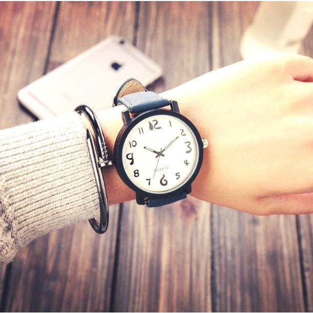 ジャンク品)(動作不可) レディース 腕時計 ブルー 手書き風