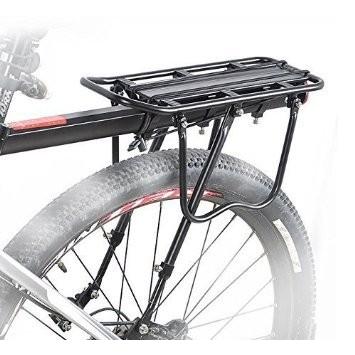 自転車用荷台 ブラック アルミ製 並行輸入品】後付け自転車用荷台 最大積載25Kg __ : YouShowShop