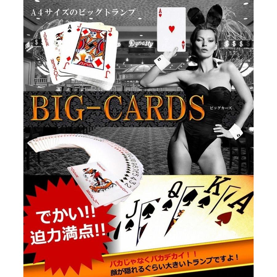 A4サイズ ビッグトランプ 巨大トランプ おもしろ パーティグッズ __|vaps|03