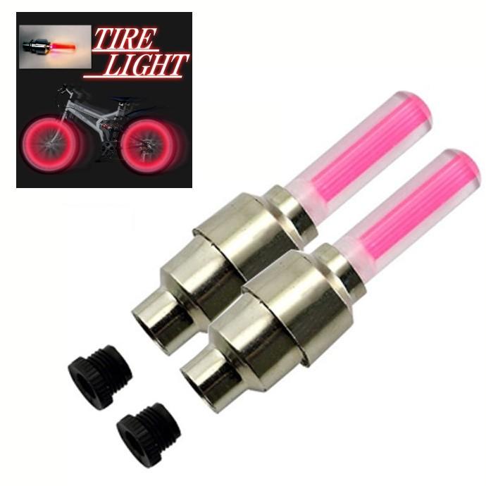 並行輸入品】自転車 タイヤライト 赤 2個セット LED ホイールライト