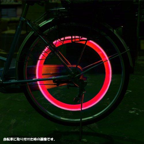 並行輸入品】☆自転車 キラキラ☆ 安全対策にも!タイヤライト 赤 2個