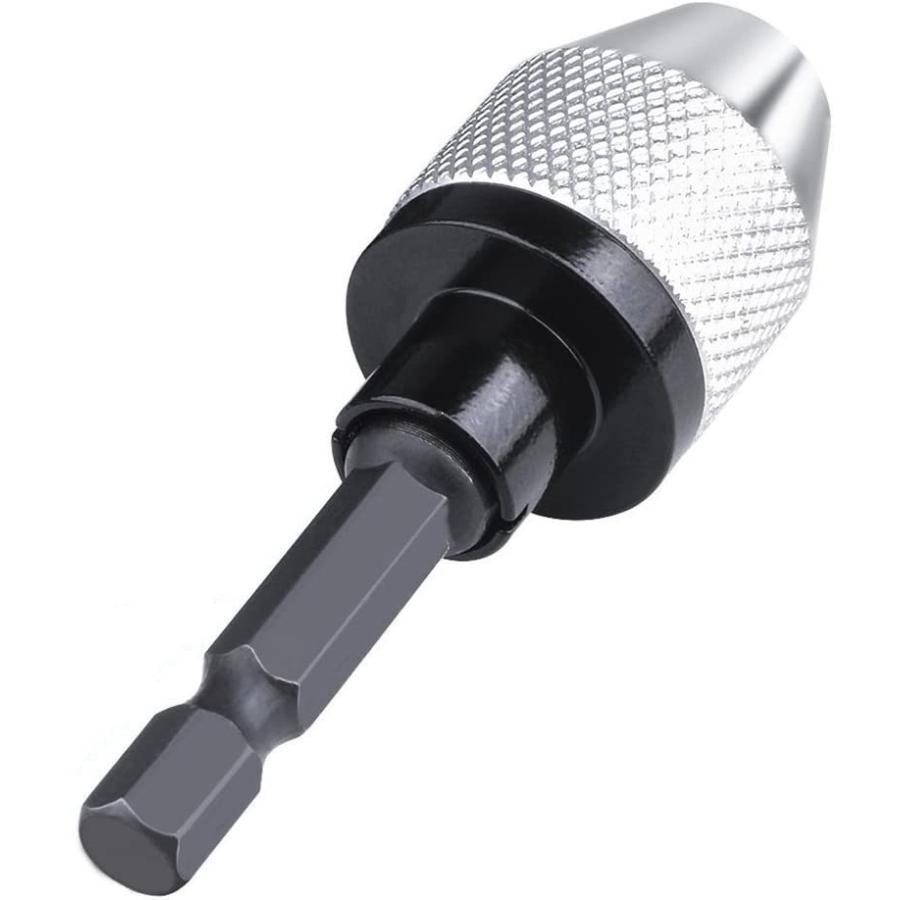 並行輸入品】キーレスドリルチャック 六角軸 6.35mm クランプ範囲(0.3