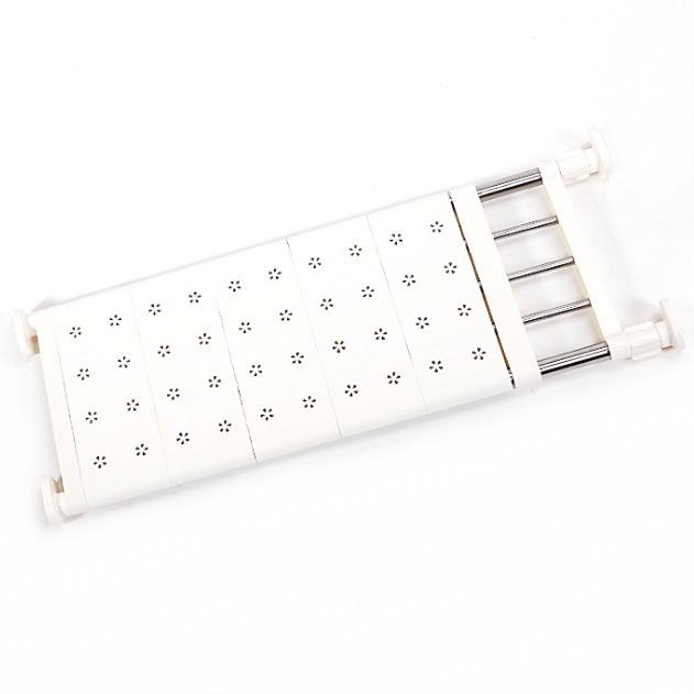 並行輸入品】伸縮式 つっぱり棚 幅60-100cm 奥行24cm 耐荷重20kg