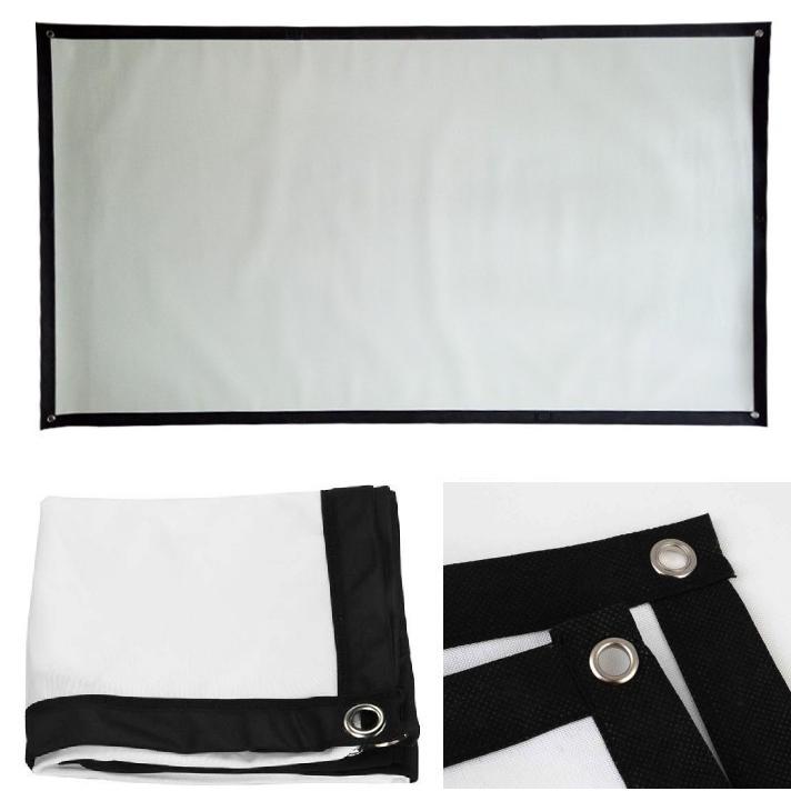 軽量 折りたたみプロジェクタースクリーン 並行輸入品】折りたたみ式 プロジェクタースクリーン 60インチ 超軽量
