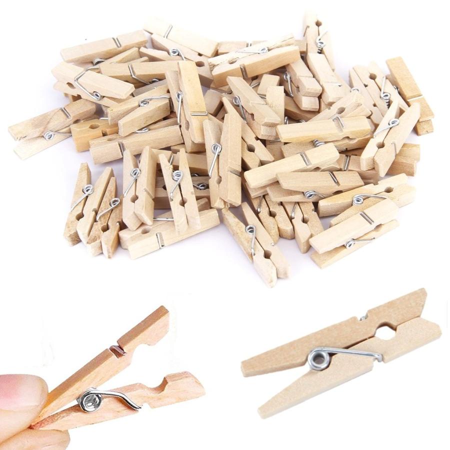 天然木 ウッドクリップ ミニ洗濯ばさみ 50個セット 2 5cm ナチュラル 木製 クロスピン ウッドピンチ Youshowshop 通販 Yahoo ショッピング