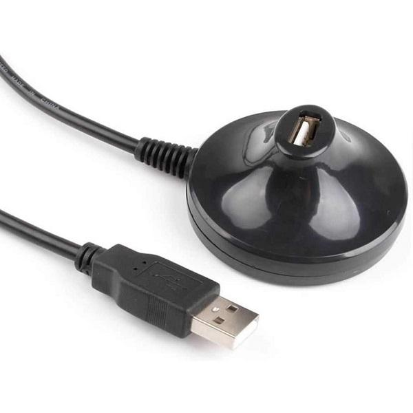 並行輸入品】卓上用 USB2.0延長ケーブル 1.5m ブラック スタンドタイプ