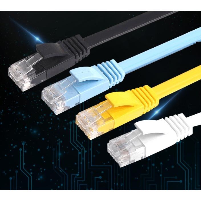 並行輸入品】Cat6 LANケーブル ホワイト 15m カテゴリ6 フラット 薄型