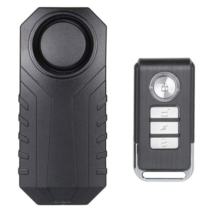 バイク 車 自転車 防犯アラーム リモコン付き 大音量 音量調整 盗難防止 警告音 ブザー