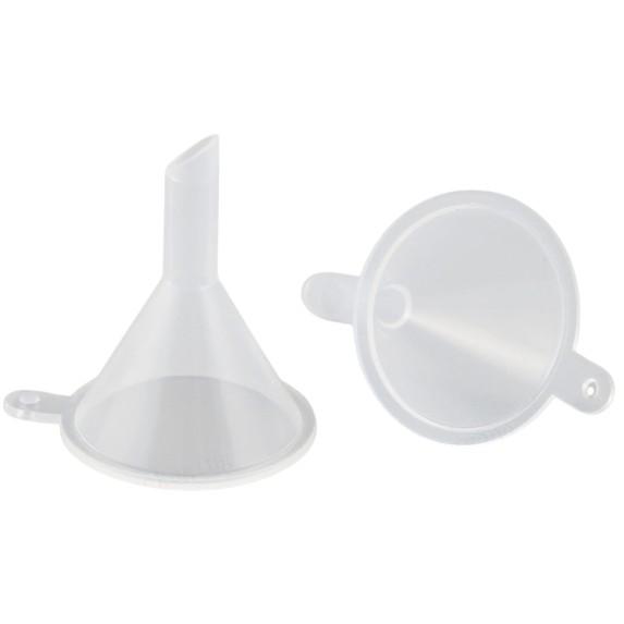 【並行輸入品】ミニ じょうご 2個セット 漏斗 ろうと ロート 詰め替え 移し替え プラスチック 香水 液体用 _ の商品画像