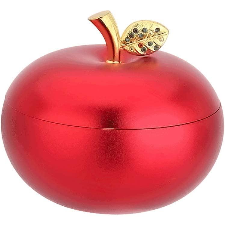 並行輸入品】りんご型灰皿 レッド 携帯灰皿 ふた付き おしゃれ 卓上