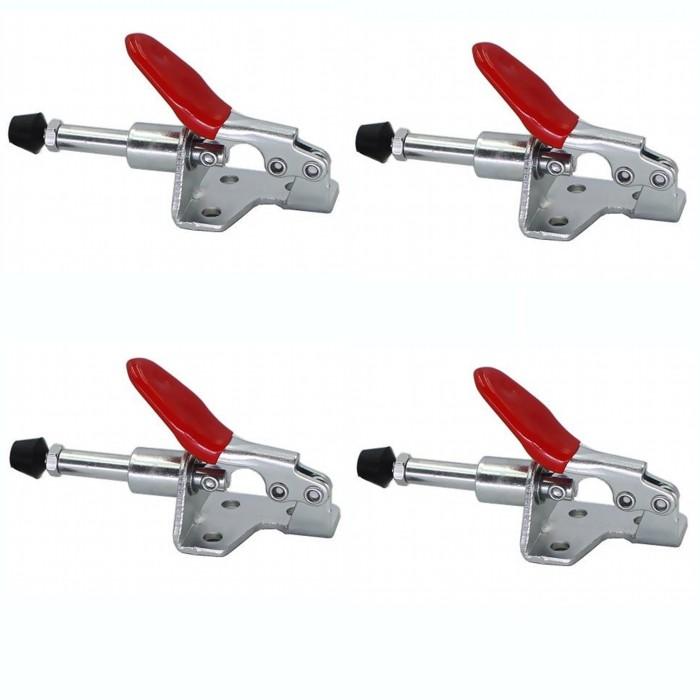 並行輸入品】トグルクランプ 万力 横押し型 4個セット 工具 固定 DIY