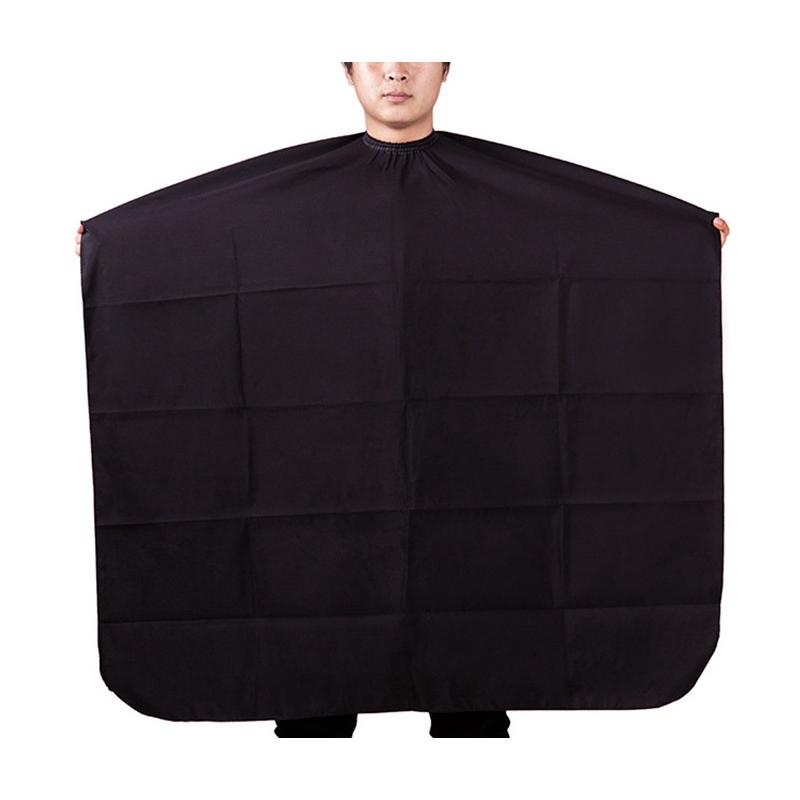 【並行輸入品】散髪ケープ ヘアエプロン 1.2x1.5m ブラック ヘアカット ヘアカラー 業務用 サロン 散髪エプロン _. | 