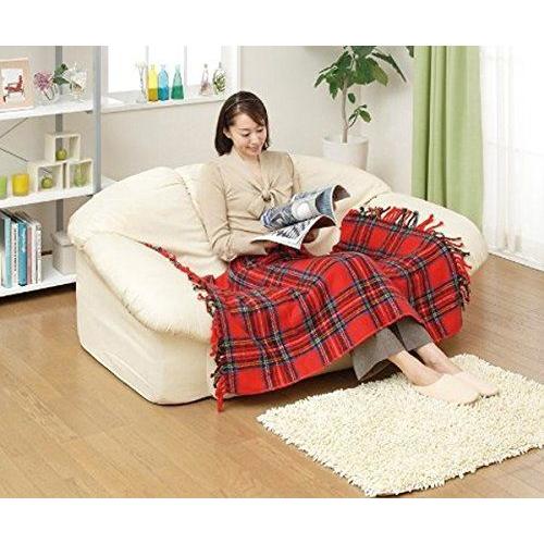 電気毛布　ひざ掛け　100×140　ブラウン　4WAY　温かい　巻ける m_r-main_cwn142ghkk2.jpg