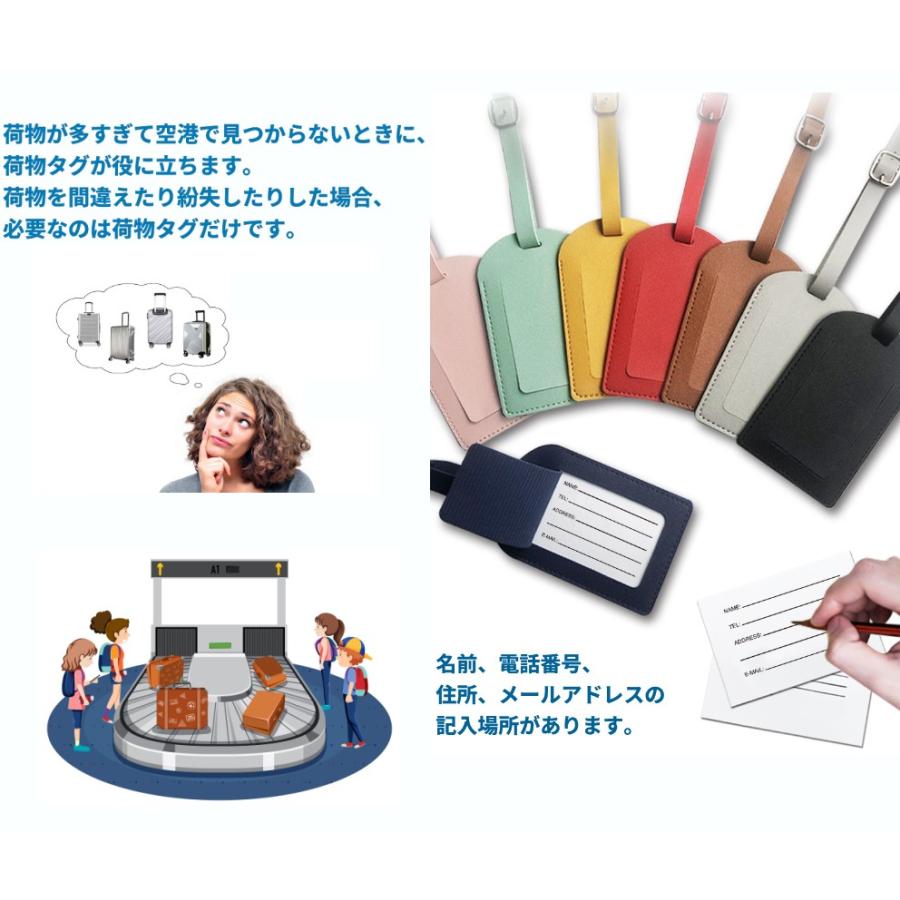 名前入り荷物タグ シリコン+ステンレス 紛失防止 個人情報保護 旅行やビジネス 並行輸入品】個人情報が隠れる 目隠し 荷物タグ レッド ネームタグ
