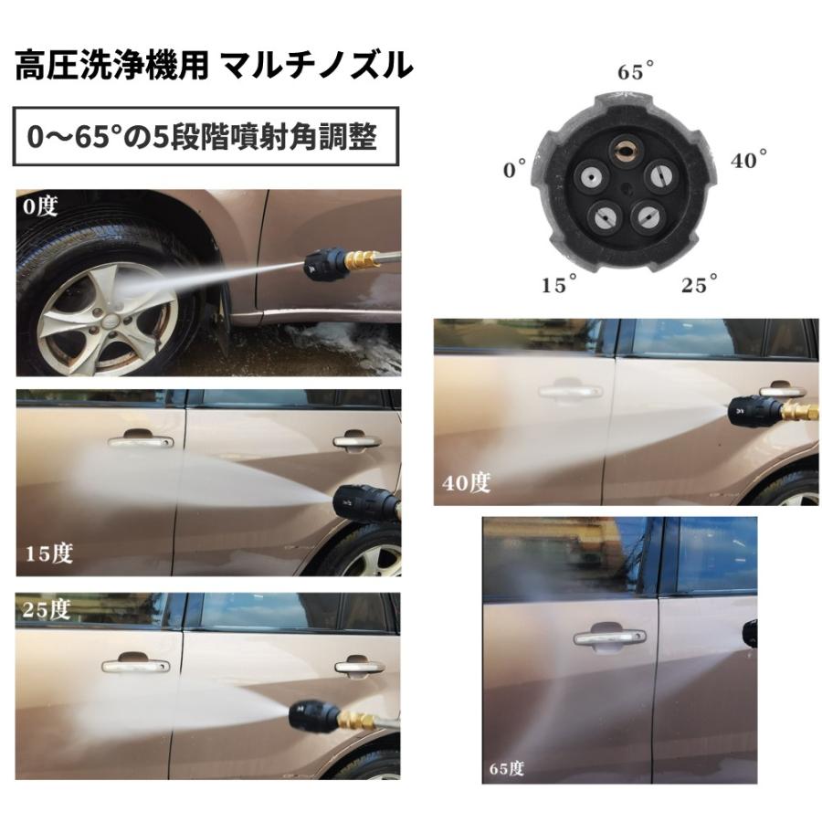 KÄRCHER Vario Power ノズル　洗車　未使用品　高圧洗浄機用 並行輸入品】高圧洗浄機用 マルチノズル 5段階噴射角度 ノズルヘッド