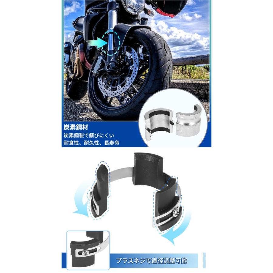 並行輸入品】フロントフォーク オイルシールプッシャー 正立 倒立 両 