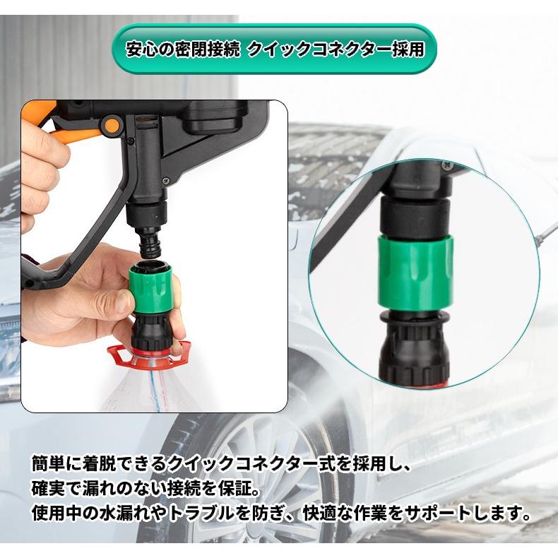 【並行輸入品】ペットボトル対応 高圧洗浄機ホースアダプター コネクター 洗車 水やり 手動 スプレー 屋外洗浄 家庭菜園 _ |  | 02