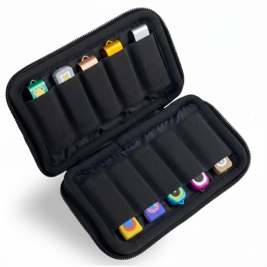 0601①王一博 肖戦 128G 海量データUSBメモリと収納ケース4セット 並行輸入品】USBメモリケース (10本収納) 防塵 耐衝撃 専用ケース 収納