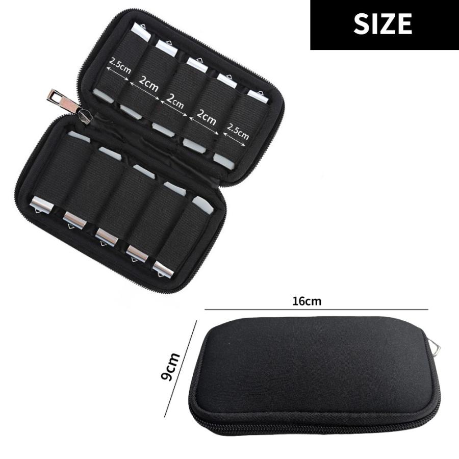 並行輸入品】USBメモリケース (10本収納) 防塵 耐衝撃 専用ケース 収納
