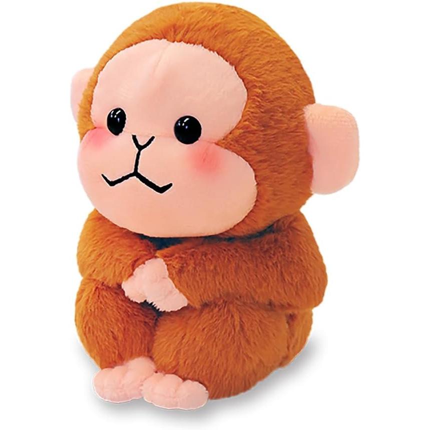 まねまねシリーズ おさる 8202-979 ものまね しゃべる 動く ぬいぐるみ