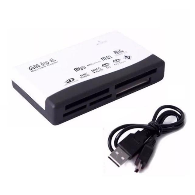 並行輸入品】6in1 メモリーカードリーダー ライター USBケーブル付