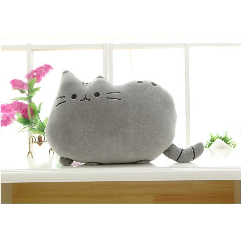 ネコクッション グレー ふわふわ 猫 クッション ぬいぐるみ 抱き枕 Youshowshop 通販 Yahoo ショッピング