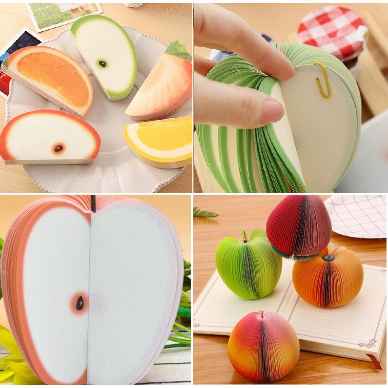 並行輸入品】ネット付き フルーツメモ帳 1個 ランダム 柄は届いてから