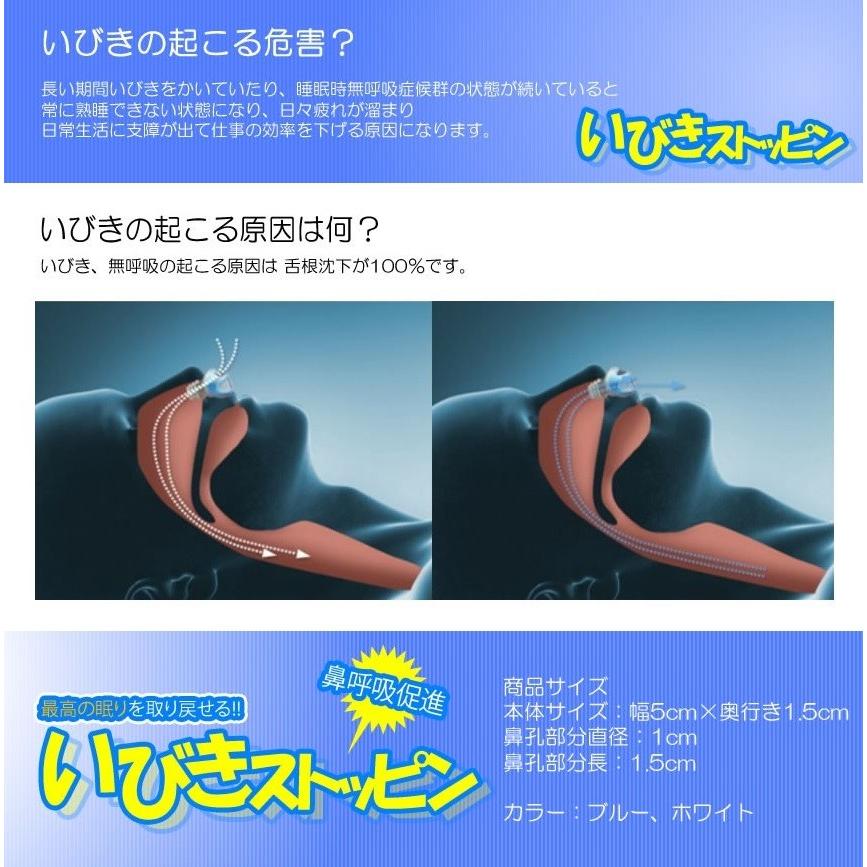 安眠グッズ いびき防止 快眠 マスク機能 いびき 睡眠時無呼吸症候群 (ブルー) _｜vaps｜03