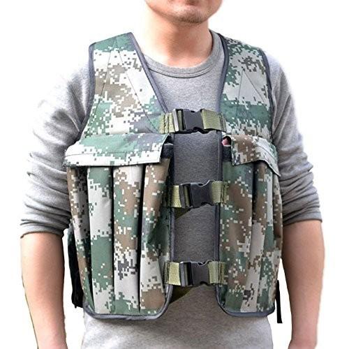 パワーウエイトベスト 最大重量約15kg ウエイトジャケット 筋トレ __