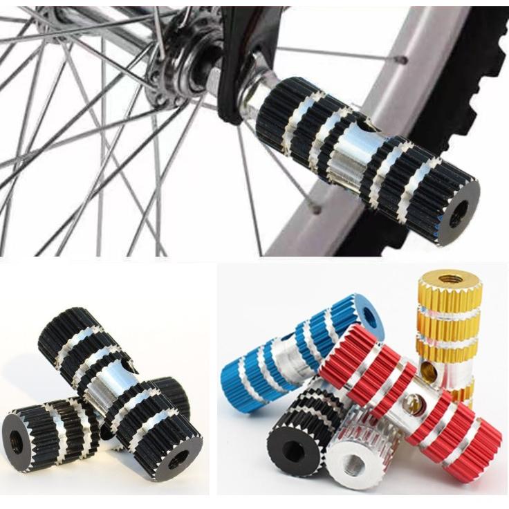 並行輸入品】自転車 ステップ 2本セット ブラック 軽量サイクル ハブ