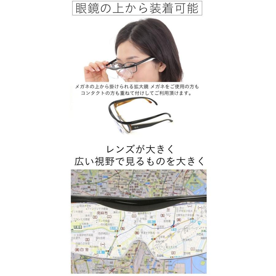 並行輸入品】拡大率 1.8倍 メガネ型ルーペ 拡大鏡 カット ブルーライト