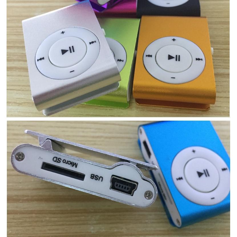 並行輸入品】クリップ式 コンパクト MP3プレーヤー カラーランダム