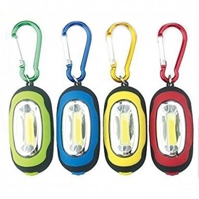 ELECTRIC キャップ ポーチ カラビナ セット 並行輸入品】カラビナ付き COBキーチェーンライト カラーランダム