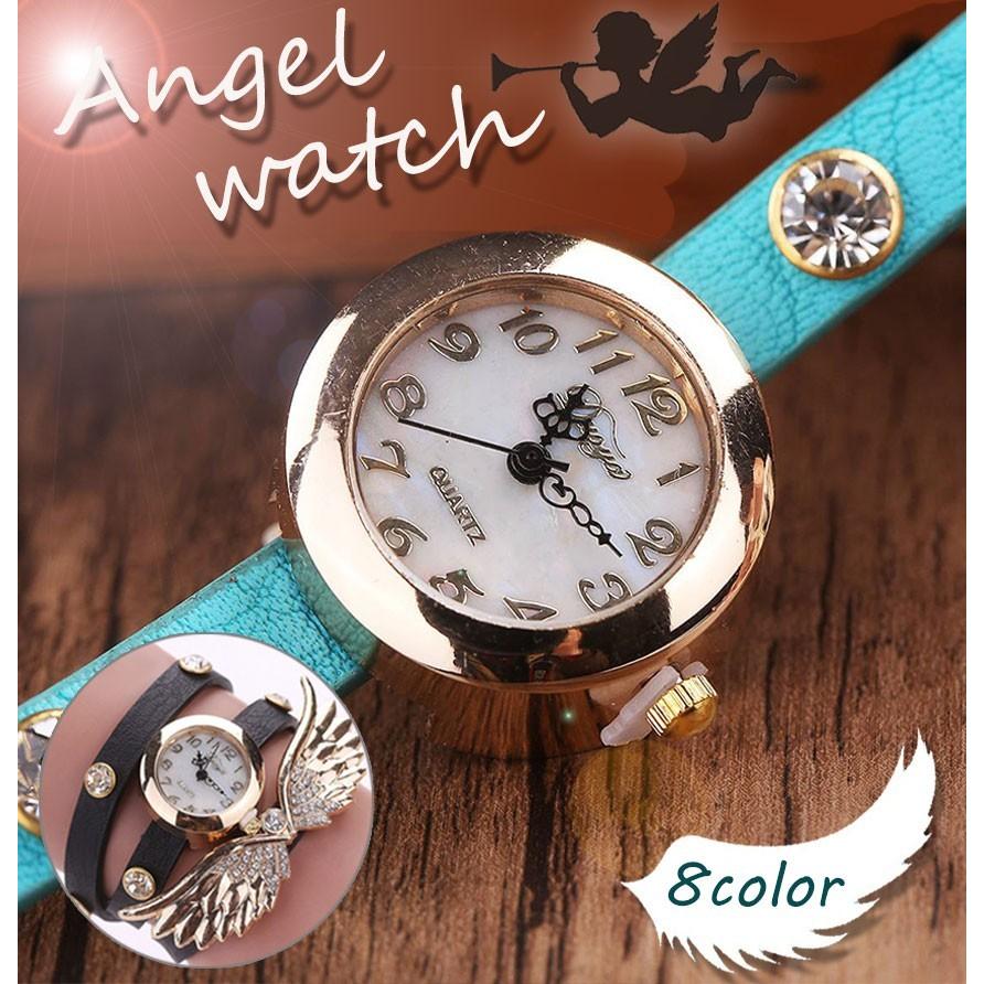 並行輸入品】エンジェルウォッチ レディース腕時計 ブラウン おしゃれ