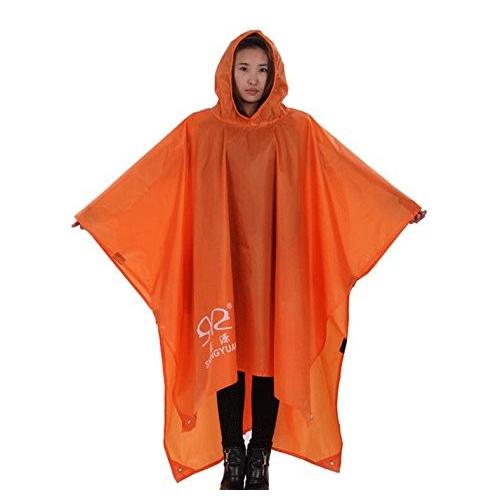 並行輸入品】防水 レインコート オレンジ 3way 撥水 防水 雨具 カッパ