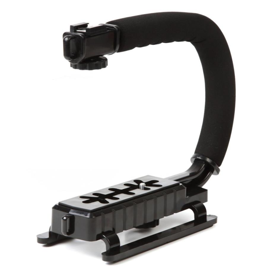 並行輸入品】カメラビデオグリップ ローアングル撮影 手振れ防止 C型