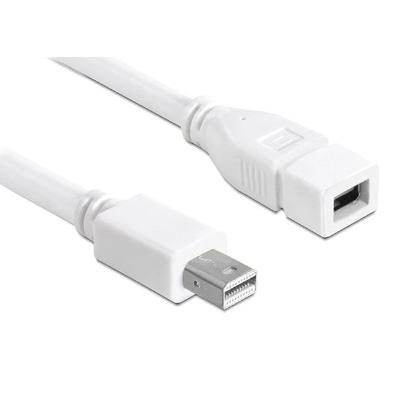 Mini Displayport M To F 延長ケーブル 1 8m ホワイト ミニディスプレイポート メス オス 4589559125687 Youshowshop 通販 Yahoo ショッピング