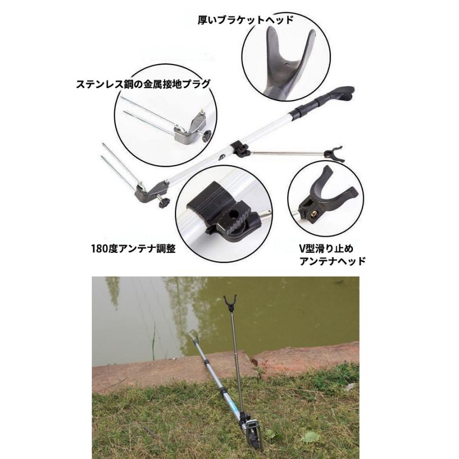 ロッドホルダー 3節 1 7m 伸縮 釣り竿ホルダー 釣竿 ホルダー 竿立て 竿受け 竿置き Youshowshop 通販 Yahoo ショッピング