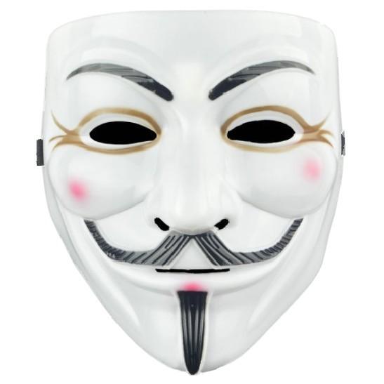 V For Vendetta ガイフォークス アノニマス 仮面マスク アイラインver ホワイト 仮装 コスプレ Youshowshop 通販 Yahoo ショッピング