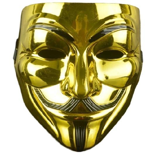 V For Vendetta ガイフォークス アノニマス 仮面マスク ゴールド 仮装 コスプレ Youshowshop 通販 Yahoo ショッピング