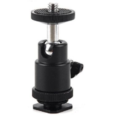 並行輸入品】360度回転 自由雲台 1/4ネジ ホットシュー