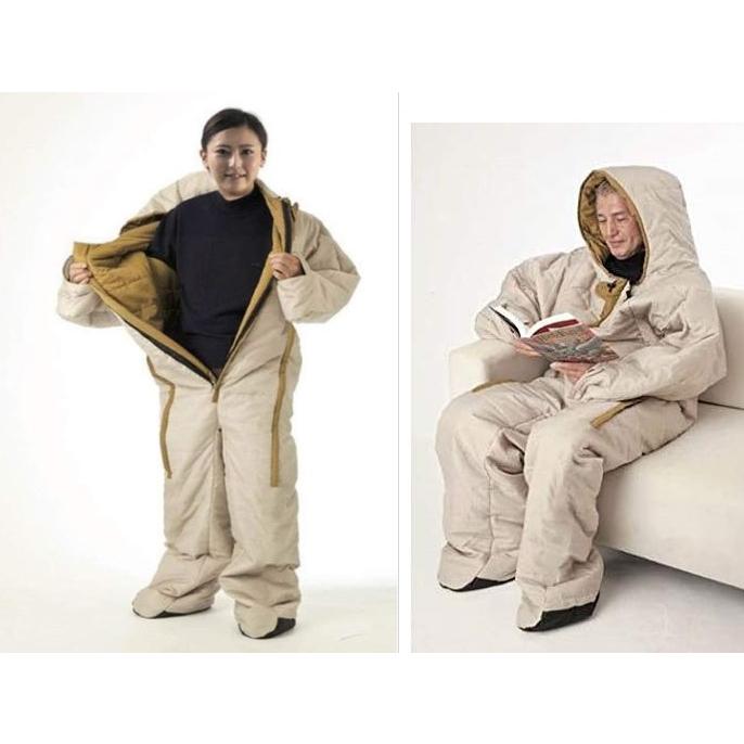 正規販売店)着る寝袋 動けるあったか寝袋 S-Mサイズ(適応身長:150〜165