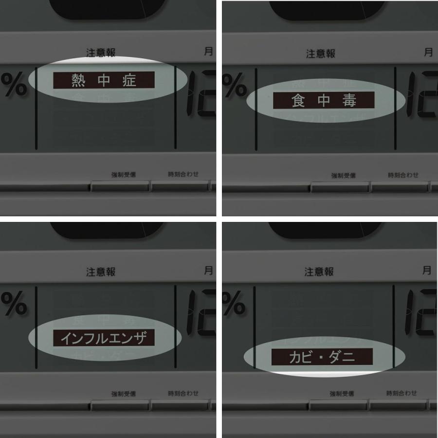 CITIZEN シチズン リズム 電波時計 8RZ200-003 白 電波置き時計 電波