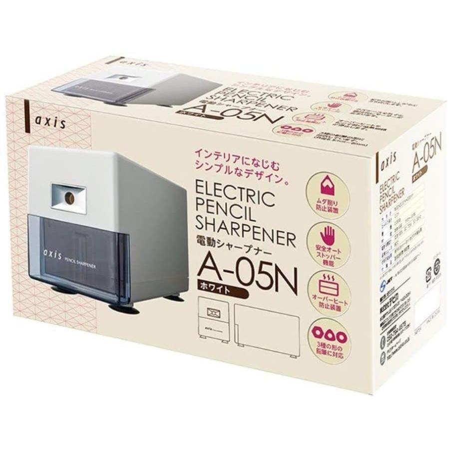 デビカ 電動シャープナー ホワイト 鉛筆削り ムダ削り オートストッパー オーバーヒート防止 3種鉛筆対応 A-05N __ |  | 01