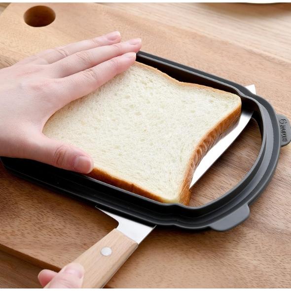 アーネスト 日本製 スライサー うすーく切ってサンドイッチしましょ 食パン カットガイド A-77704 _ | 